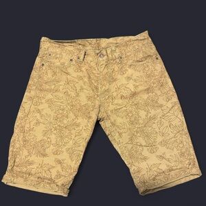 Floral Tan Men Shorts